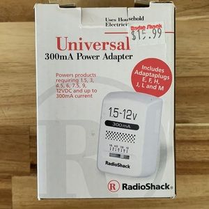 Radio Shack Universal 300mA Power Adapter